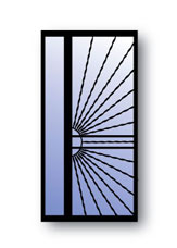 Sunburst Door Design