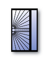 Sunburst Door Design