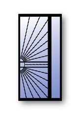 Sunburst Door Design