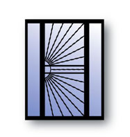 Sunburst Door Design